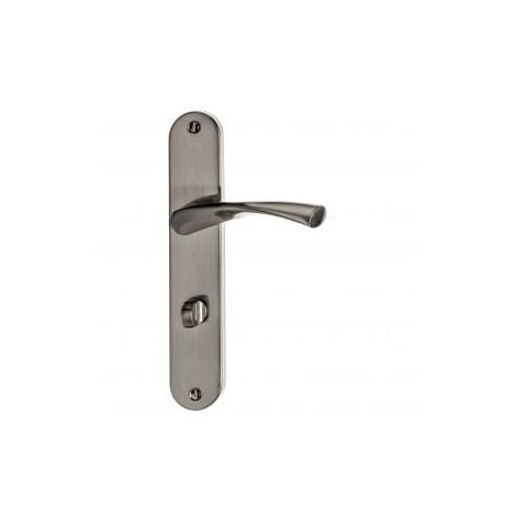 Poignée de porte Coralie Condamnation nickel mat