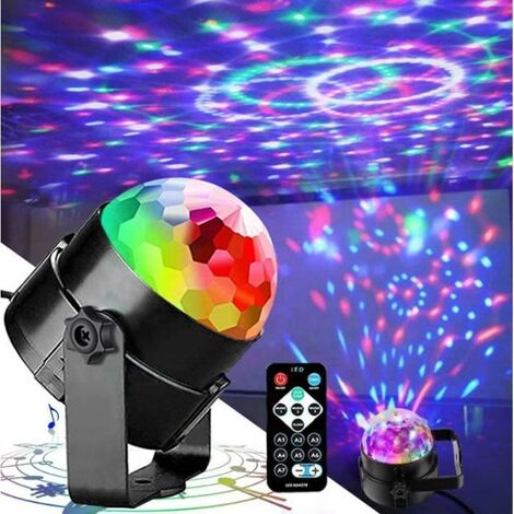 Lampe de scène petite boule magique LED avec télécommande Party