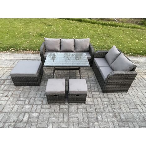 Fimous Garden Furniture Sets Pieces Wicker Rattan Furniture