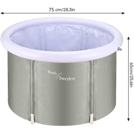 Fimous Inflatable Foldable Bathtub and Ice Bath Home Soaking Bath tub Adult SPA