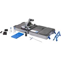 Dremel Blueprint 12V Saw Station Portatile Brushless con Sega Compatta Senza Fili, 1 Mobile Mallet, 2.0 Ah Batteria+Caricabatterie, 1 Lama per sega multimateriale, 1 Guida di taglio, 2 Morsetti