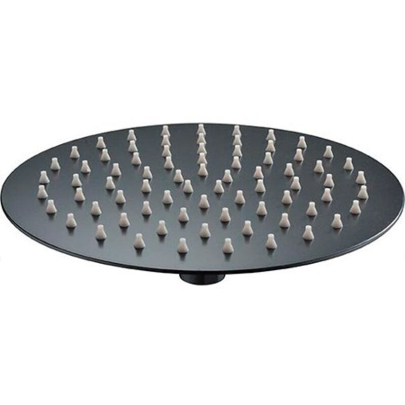 Pomme De Douche Ronde BSTIIU 30,5 Cm – Effet Pluie Haute Pression – Acier Inoxydable Chromé – Montage Mural/Plafond