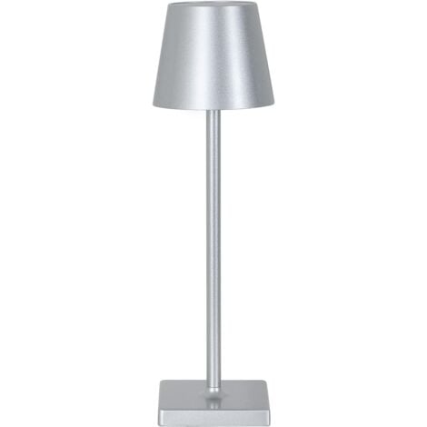 Lámpara de mesa para exterior blanca LED 2,2W 38cm IP54 con