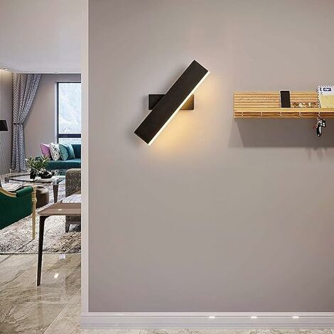 LÁMPARA DE PARED INTERIOR MODERNA LÁMPARA DE PARED 12W LUZ CÁLIDA SJ