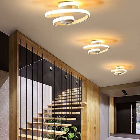 Luz con sensor de movimiento para interiores, 18 W LED de montaje empotrado  para baño, pasillo, cocina, porche, escaleras, 1600 lúmenes, luz empotrada