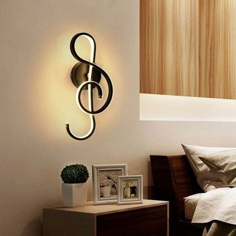 Lámpara de pared LED creativa, tipo de interior, luz de pared de aluminio,  luz de pared, luces de noche para dormitorio, cabecera, pasillo, decor