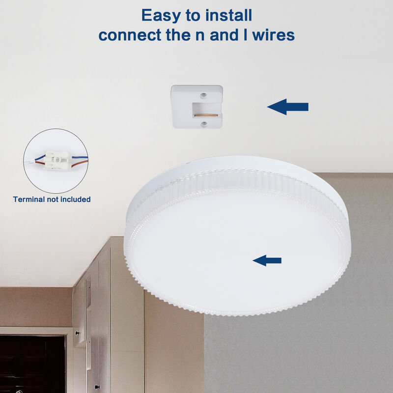 COMELY 36W 4050LM LED-Deckenlampe, rund kaltweiß 6500K, dünnes Deckenlicht  für Bad, Küche, Schlafzimmer
