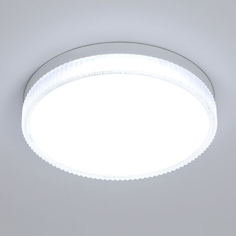 COMELY 36W 4050LM LED-Deckenlampe, rund kaltweiß 6500K, dünnes Deckenlicht  für Bad, Küche, Schlafzimmer