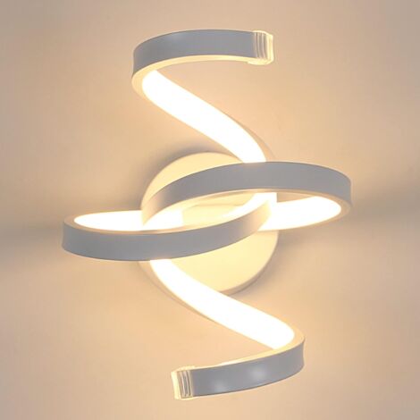 RGB LED Spiralleuchte Für Wand & Decke – 3 W, Aluminium, Mit Fernbedienung – Deko-Beleuchtung Für Wohnzimmer & Bar