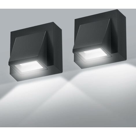 Proiettore LED Da Esterno 20W 6000K – 2 Pezzi, Impermeabile IP65, Luce Bianca Fredda 2000 Lumen, Per Giardino E Terrazzo
