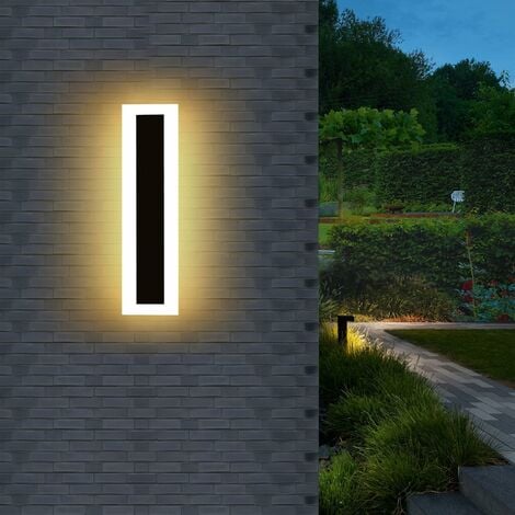 Kaufe 6W 12W moderne LED Wandleuchte Lampe leuchten im Freien wasserdichte  Balkon Hausgarten Lampen