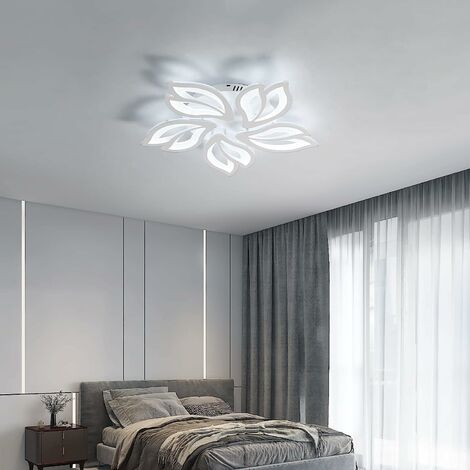 LED Deckenleuchte, Moderne LED Kronleuchter 75W 6000LM 6500K für Wohnzimmer, Flur, Esszimmer, Küche [Energieklasse A+++]