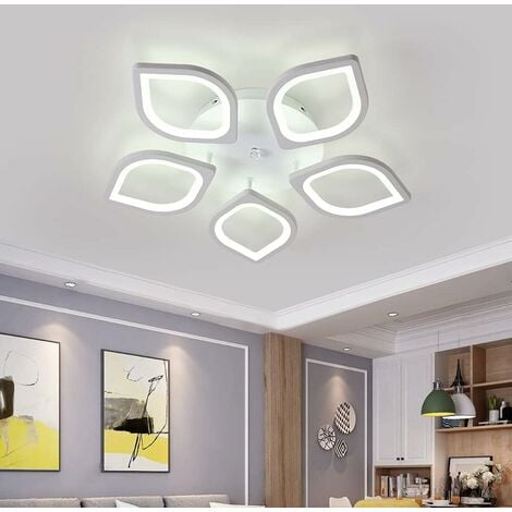 durch und langlebig LED Energiesparend LED-Einsatz LED BRILLIANT Deckenleuchte integriert, 1x Nunya Lampe 24W weiß/chrom (1600lm, 3000K) 42cm