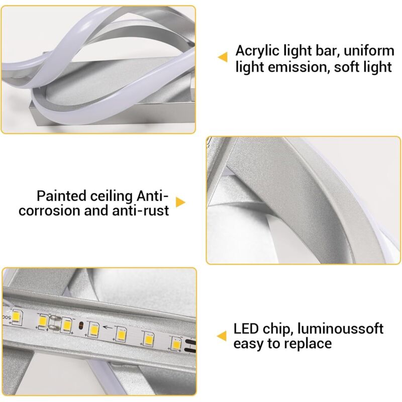 Moderne Applique Da Interno Per Interni 3 Temperature Di Colore 7W LED Applique Da Parete Per Interni Applique Con Rotazione Di 180 Rotondo Nero 74212952