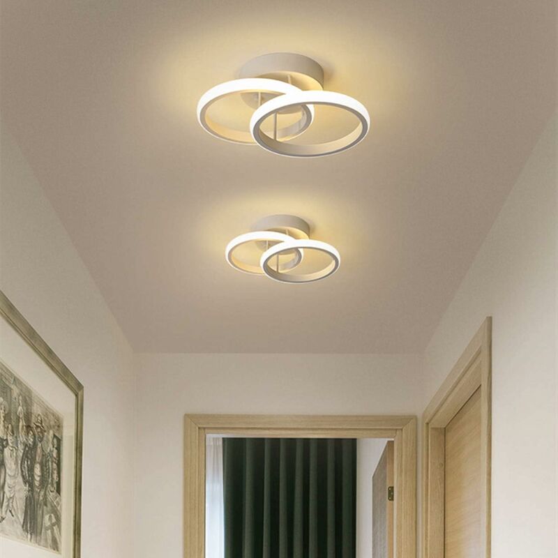 Plafoniera LED, Lampadario a soffitto a LED, 22W, Bianco Caldo 3000K,  Lampadario a sospensione, Lampadari a soffitto chic in moderno  Illuminazione per camera da letto Soggiorno Cucina