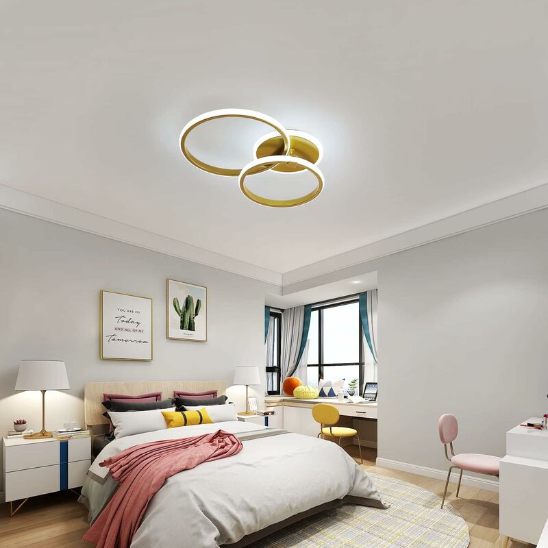 EASY EAGLE Plafoniera LED Soffitto Moderno Dimmerabile, 3000K-6500K