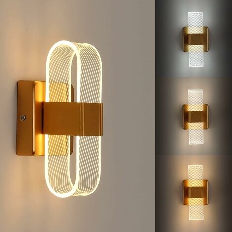 Comodini a LED Pannello acrilico, Comodini per camera da letto