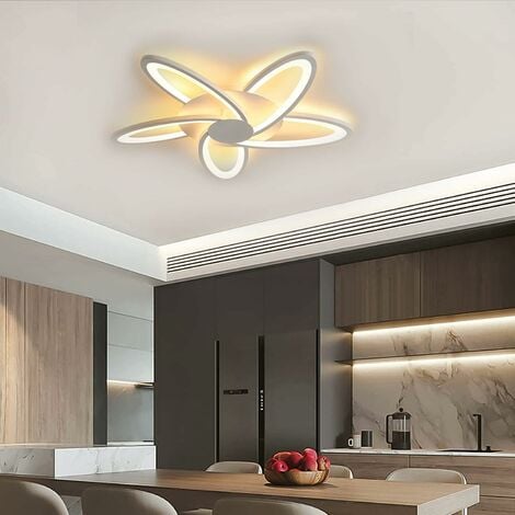 Comely Lampada da Soffitto LED, 36W Plafoniera LED Moderna per Camera da  Letto, Lampadario Led Luce Calda 3000K per Soggiorno Cucina Bagno Corridoio