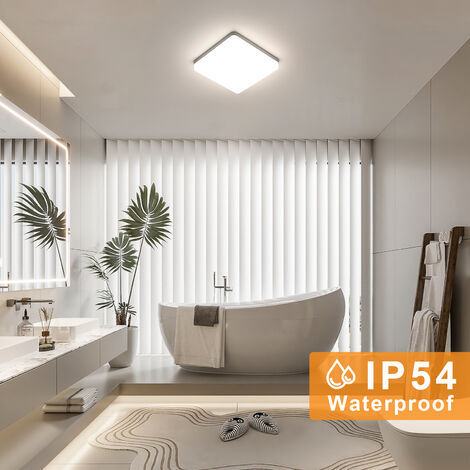 Plafoniera LED Legno NICEME 30cm - 24W Bianco Naturale 4500K Per Soffitti Bassi - Foto 4