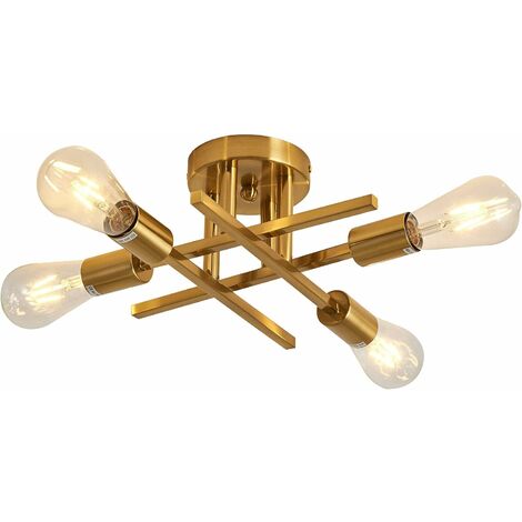 Dioche Lampada A Sospensione Retrò 6 Teste – Plafoniera Industriale E27 Con Cavo Lungo 2m, Per Soggiorno E Sala Da Pranzo