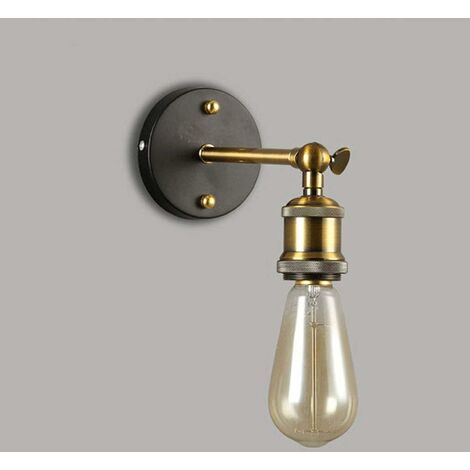 LXHK Lampada da Parete Industriale con Braccio Girevole, LED Lampade da  Muro Vintage Retro E27 Applique da Parete a Braccio Lungo Estensibile,  Lampada Muro Nero Pieghevole Metallo Scale,50+50cm : :  Illuminazione