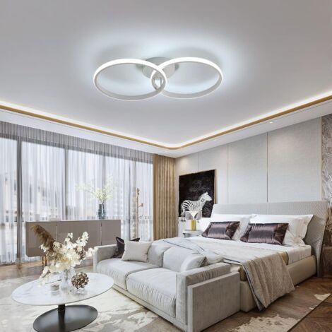 Plafoniera moderna bianca led 3200k per camera da letto - DD8B