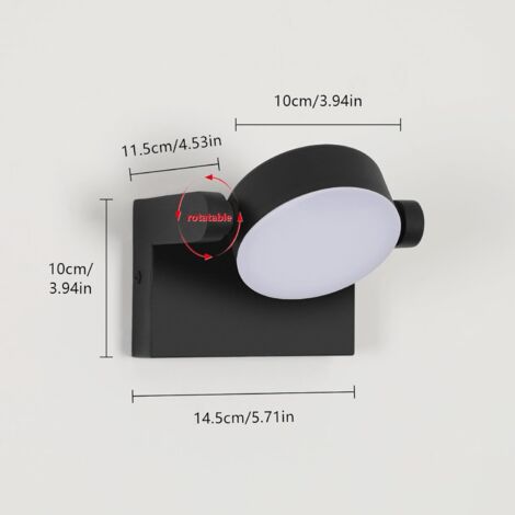 Lampada Applique LED 20w Nera 220v IP65 Illuminazione Esterna Per Giardino - Foto 10