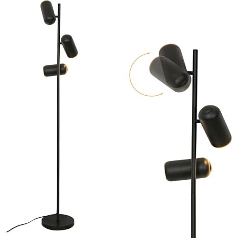 OUTON Lampada da Terra Treppiede in Legno, Piantana da Soggiorno Dimmerabile con Telecomando, 4 Temperature di Colore, Timer 1H, Lampade da Terra con Ripiani per Salotto, Camera,Ufficio(Noce Dorato OUTON Lampada da Terra Treppiede in Legno, Piantana da Soggiorno Dimmerabile con Telecomando, 4 Temperature di Colore, Timer 1H, Lampade da Terra con Ripiani per Salotto, Camera,Ufficio(Noce Dorato