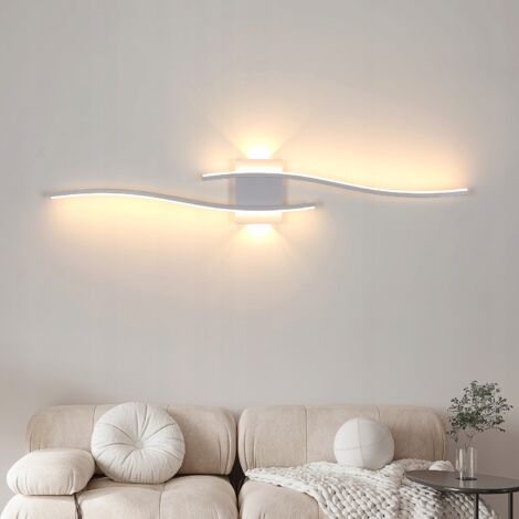 Lampada da parete moderna a LED lineare bianca 3000k per soggiorno 3100lm