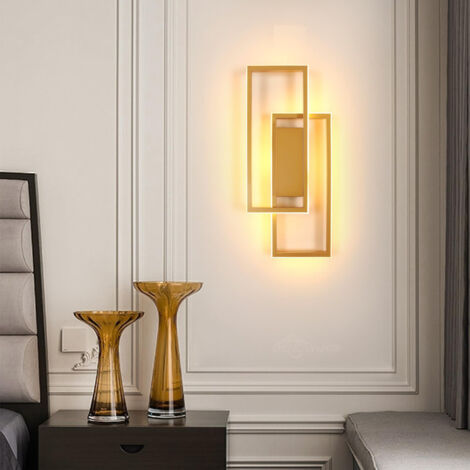 Applique Da Parete Comely LED 12W - Cristallo E Oro, Luce Calda 3000K Luce Muro - 2