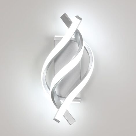 COMELY Applique da interno a LED, lampada da parete in alluminio dal design moderno da 22 W, applique a LED bianco freddo 6500 K per camera da letto, corridoio, soggiorno, scale, ufficio