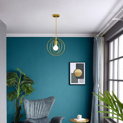 Lampada a sospensione E27 design vintage industriale, illuminazione a  soffitto retrò 120 cm di lunghezza, lampadario