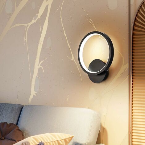 Applique Da Parete LED ZTWLEED 12W 1440LM, 3 Temperature Di Colore (3000K/4000K/6000K), Bianco, 40 Cm, Per Soggiorno E Camera