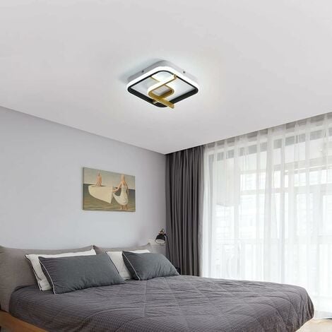 Acquista Plafoniera a LED a onda a quattro punte Illuminazione a soffitto  moderna Soggiorno Camera da letto Studio per ufficio Illuminazione per  interni