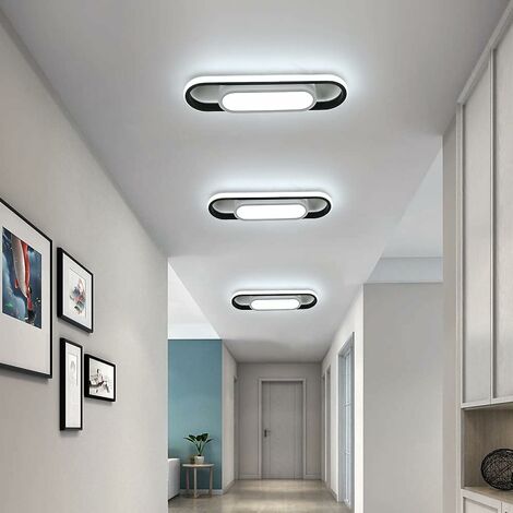 Plafoniera LED Soffitto In Legno Di Quercia - 24W 4500K, Luce Naturale, ø30 Cm, Per Camera E Soggiorno - 5