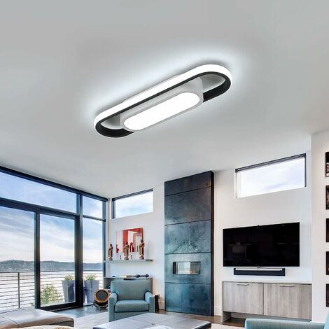 Plafoniera LED Soffitto Moderna Quadrata - 60cm, 90W, 8240lm, Bianco Freddo 6500K, In Acrilico E Alluminio