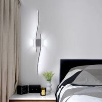 COMELY Applique Da Parete Per Interni Color Oro, Lampada Da Parete LED Rettangolare Moderna Da 28 W E 3275 Lm Per Camera Da Letto Soggiorno Corridoio Scale Bianco Caldo 3000 K 87272362