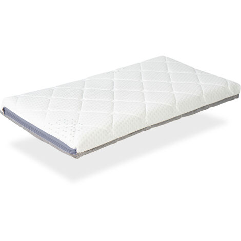 Colchon bebe MINI CUNA 80x40 - 7 CM MINI BUNNY- Desenfundable, lavable,adaptable y transpirable