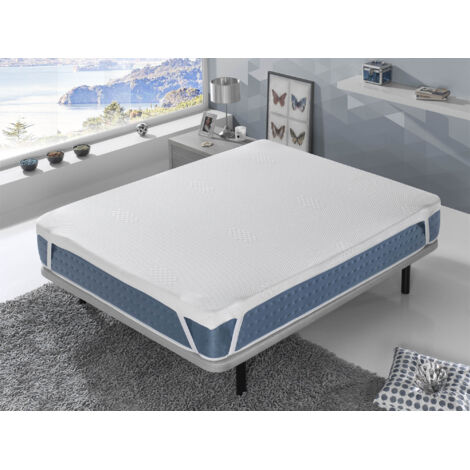 Topper 140x200 NORDES - Altura 6 cm - 3 CM Viscoelastica + 3 CM Espuma - DORMALIT