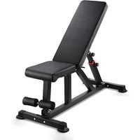 Weight Bench, Adjustable Negative Bench, 11 Back Position Adjustment, 3 Seat Position Adjustment, Flat Bench, Workout Bench, Home Gym up to 200 kg, Multifunctional Incline Bench for Full Body Training