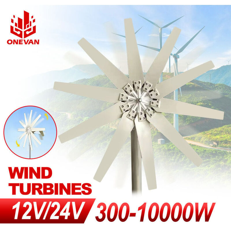 10000W 10 Klingen Wind Turbine MPPT Controller Kleine Wind Turbine