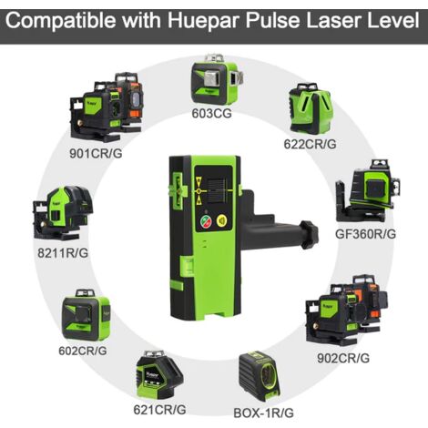 Huepar 3 x 360 - Nivelador láser 3D con conectividad Bluetooth, tres planos  de autonivelación y alineación de línea cruzada, nivel láser 360°