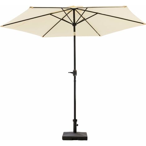 MaxxGarden Parasol De Jardin 300 Cm Inclinable - Cadre Aluminium Robuste, Protection Solaire Idéal Terrasse, Patio, Piscine Et Plage (sans Pied)