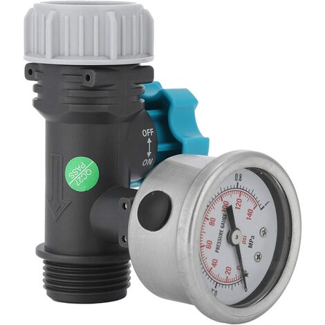 Wasserdruckminderer DN15 Metalljustierbarer Wasserdruckminderer mit Messinstrument Druckminderer Wasser 