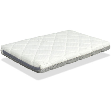 Matelas BEBE Berceau 80x40 Epaisseur 7 CM MINI BUNNY - Dehoussable, lavable, adaptable et respirant - DORMALIT