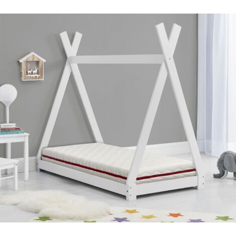 Matelas Enfant 90x160 Cm SHAULA GEA 18cm Épaisseur - Mousse à Mémoire Visco Déhoussable, Idéal Lits Gigognes Et Lit Cabane