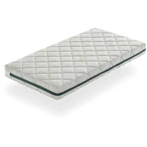 Matelas Bebe 60x120 BAMBU Epaisseur 11 cm Adaptable, avec particules naturelles et respirantes