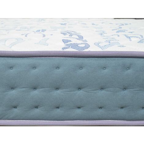 Matelas 90X160 LIT ENFANTS Epaisseur 18 CM KUNIO RESSORTS - Ressorts ensaches, Mousse a memoire, Ergonomique et respirant, ideal pour les lits gigognes et lit cabane