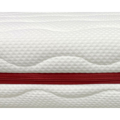 Matelas 70X190 LIT ENFANTS GEA Epaisseur 18 CM Mousse Dehoussable, ideal pour les lits gigognes et lit cabane