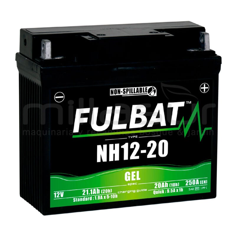 Bateria gel nh12-20 20 ah (182 x 77 x 168) sustituye a 99-1889